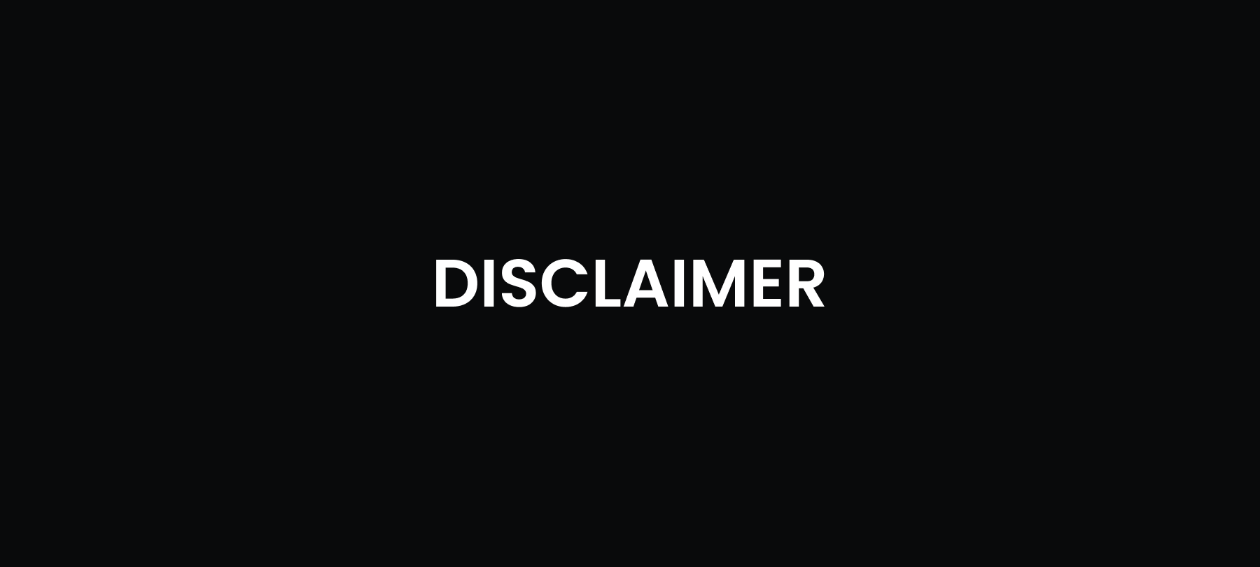 Disclaimer