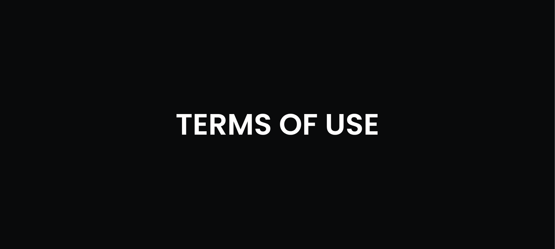 Terms of Use